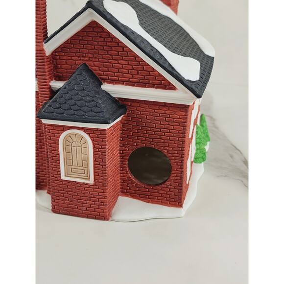 Department 56 Old North Church New England Village 1988 w/ Box Lighted House - Picture 8 of 16